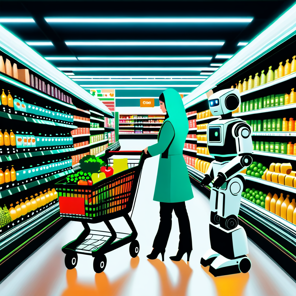 Scenario 2: shopping at a grocery store